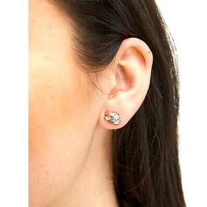 Kate Spade silver sailor’s knot earrings